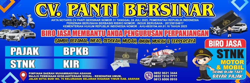 Biro Jasa Pengurusan Pajak STNK BPKB KIR